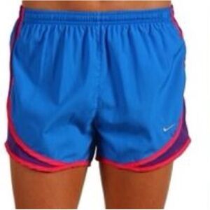 Nike Blue and Pink Athletic Shorts